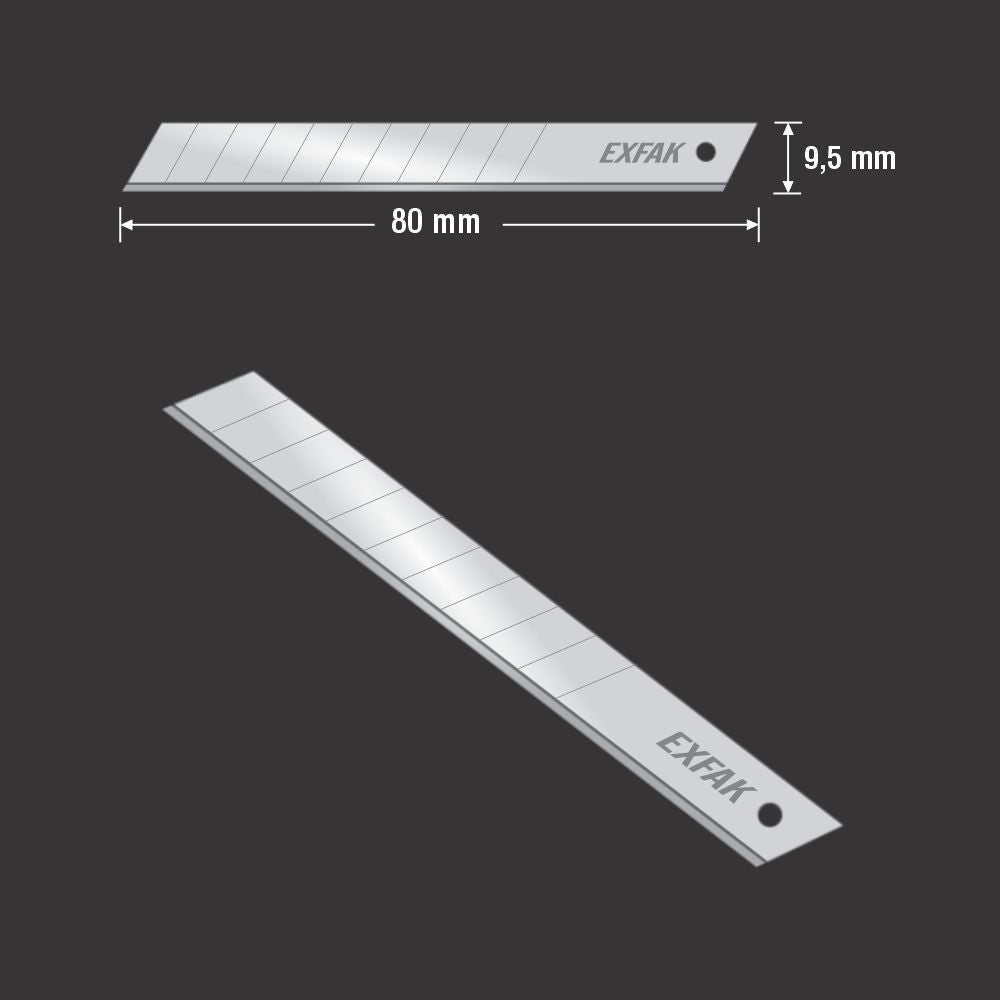 LAMINA P/ ESTILETE ACO CARBONO PROFISSIONAL 2-061 S-PRO EXFAK