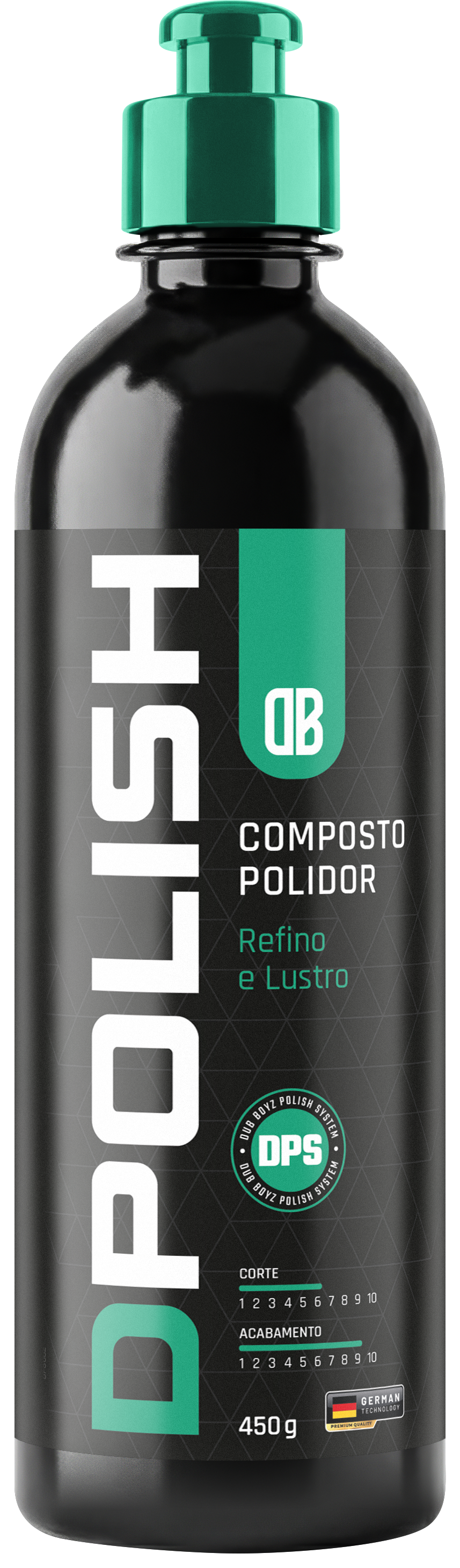 D-POLISH COMPOSTO POLIDOR REFINO E LUSTRO 450GR DUB BOYZ