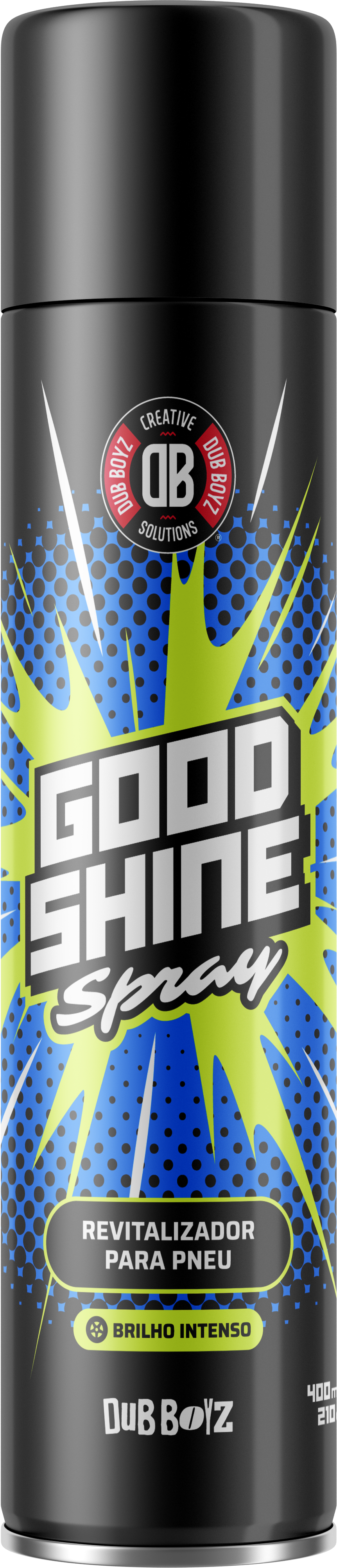 GOOD SHINE SPRAY REVITALIZADOR PARA PNEUS COM BRILHO INTENSO 400 ML DUB BOYZ