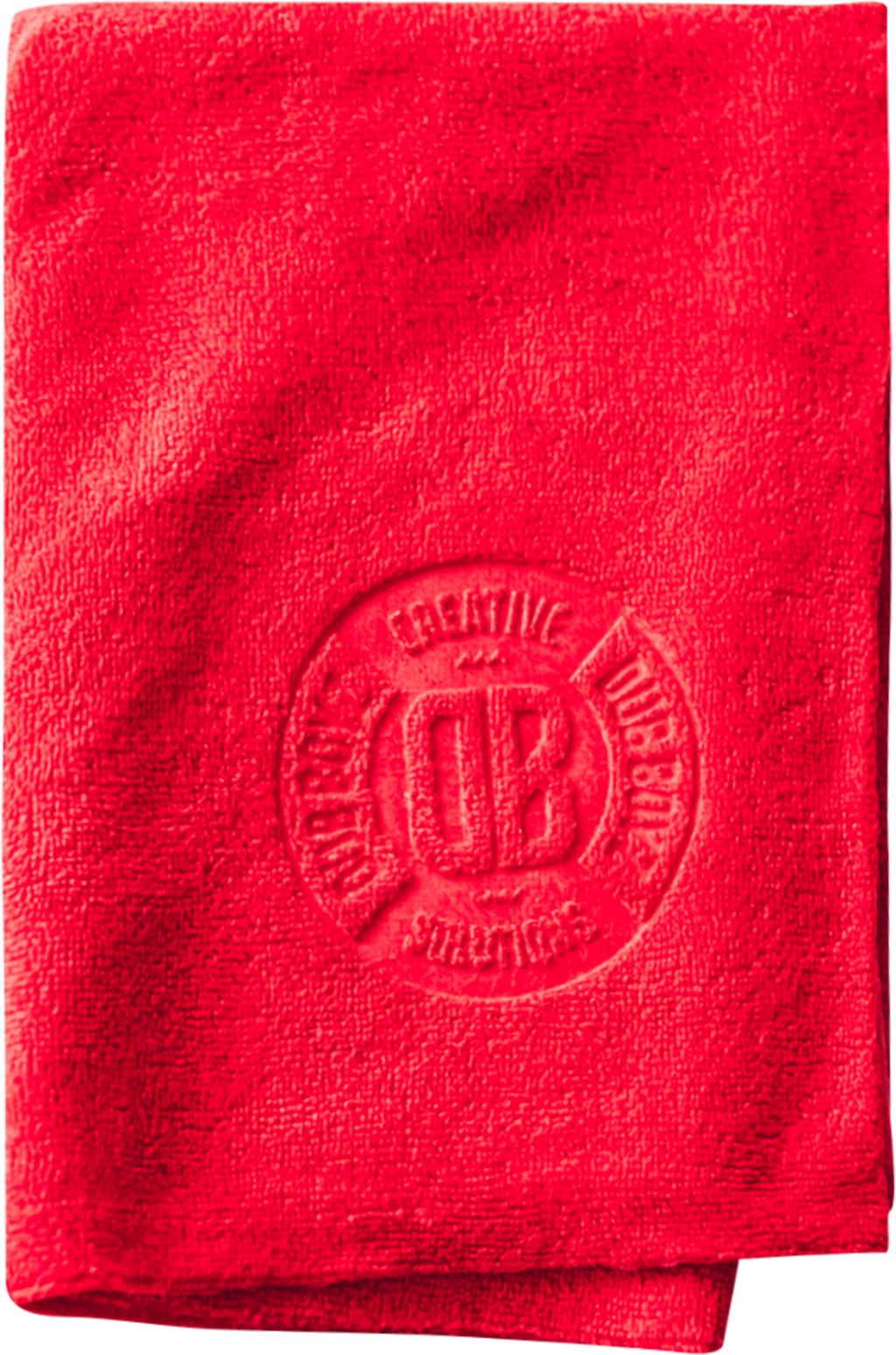 TOALHA DE MICROFIBRA DUB TOWEL VERMELHA 350 GSM 40X40 DUB BOYZ