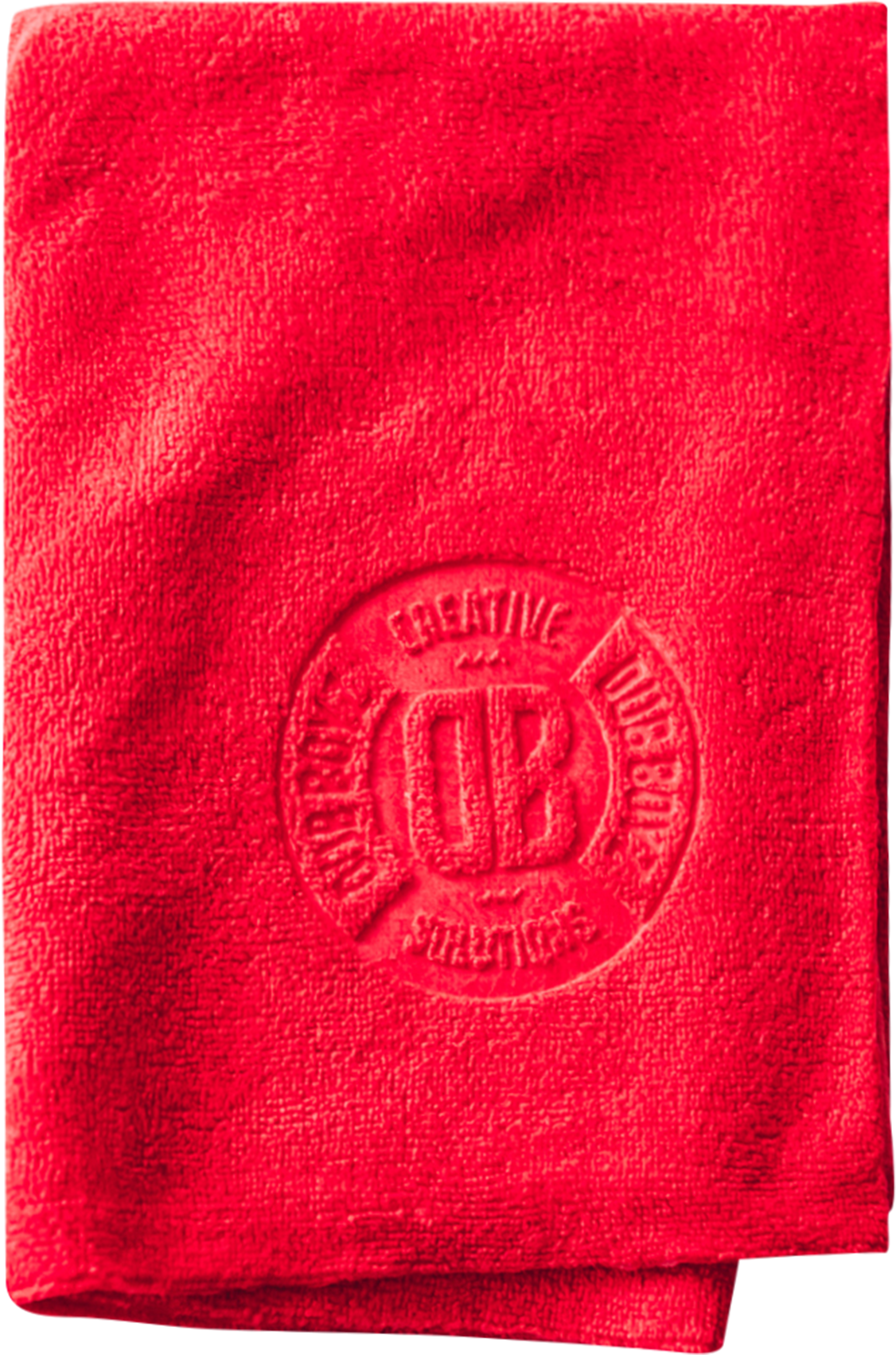 TOALHA DE MICROFIBRA DB TOWEL  400 GSM 40X60CM VERMELHA DUB BOYZ