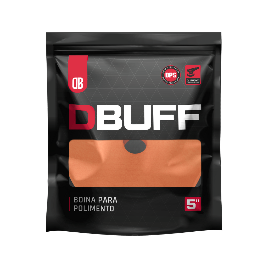 BOINA DE ESPUMA LARANJA CORTE E REFINO 5" DUB BOYZ