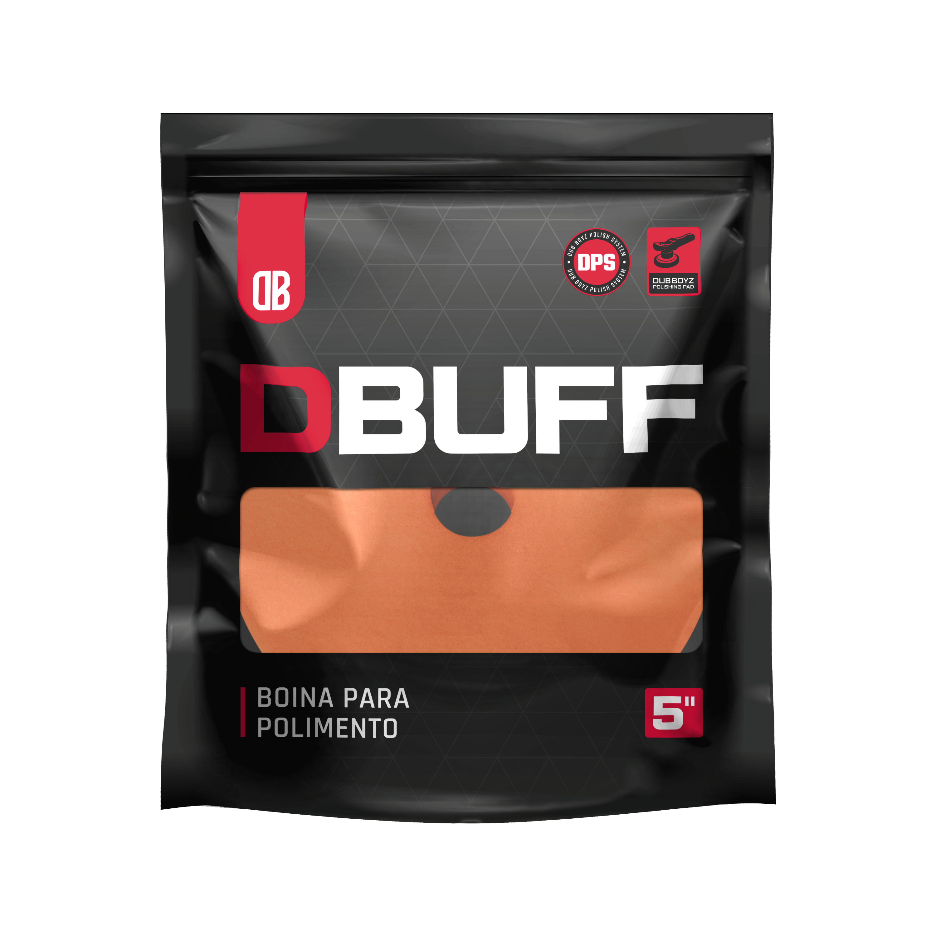 BOINA DE ESPUMA LARANJA CORTE E REFINO 5" DUB BOYZ