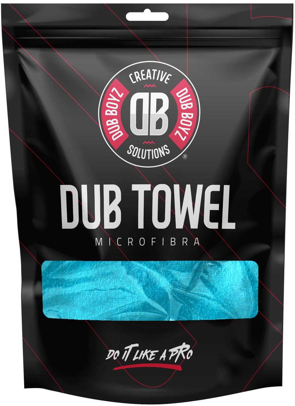 TOALHA DE MICROFIBRA DUB TOWEL AZUL 350 GSM 40x40 DUB BOYZ