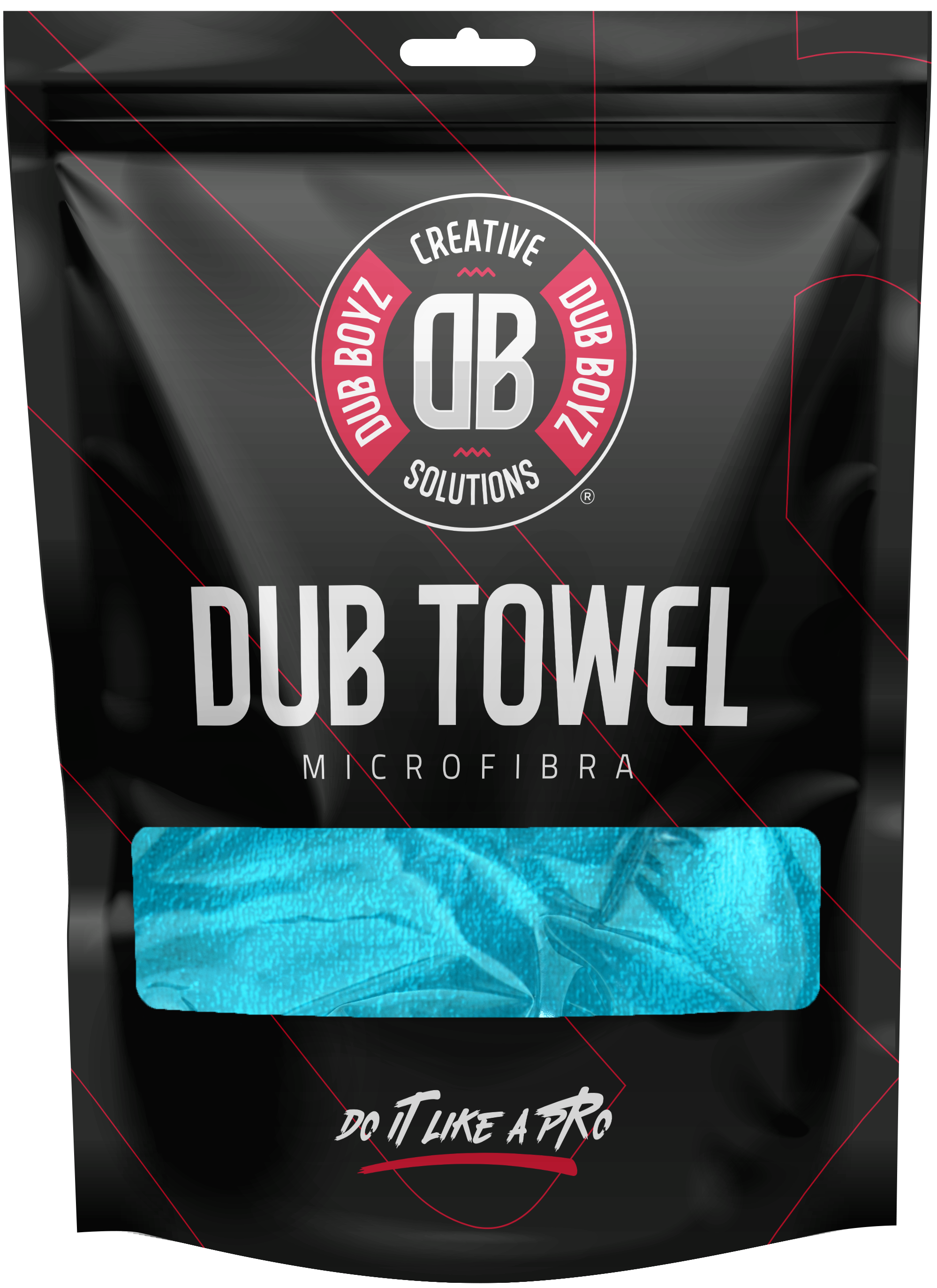 TOALHA DE MICROFIBRA DUB TOWEL AZUL 350 GSM 40x40 DUB BOYZ