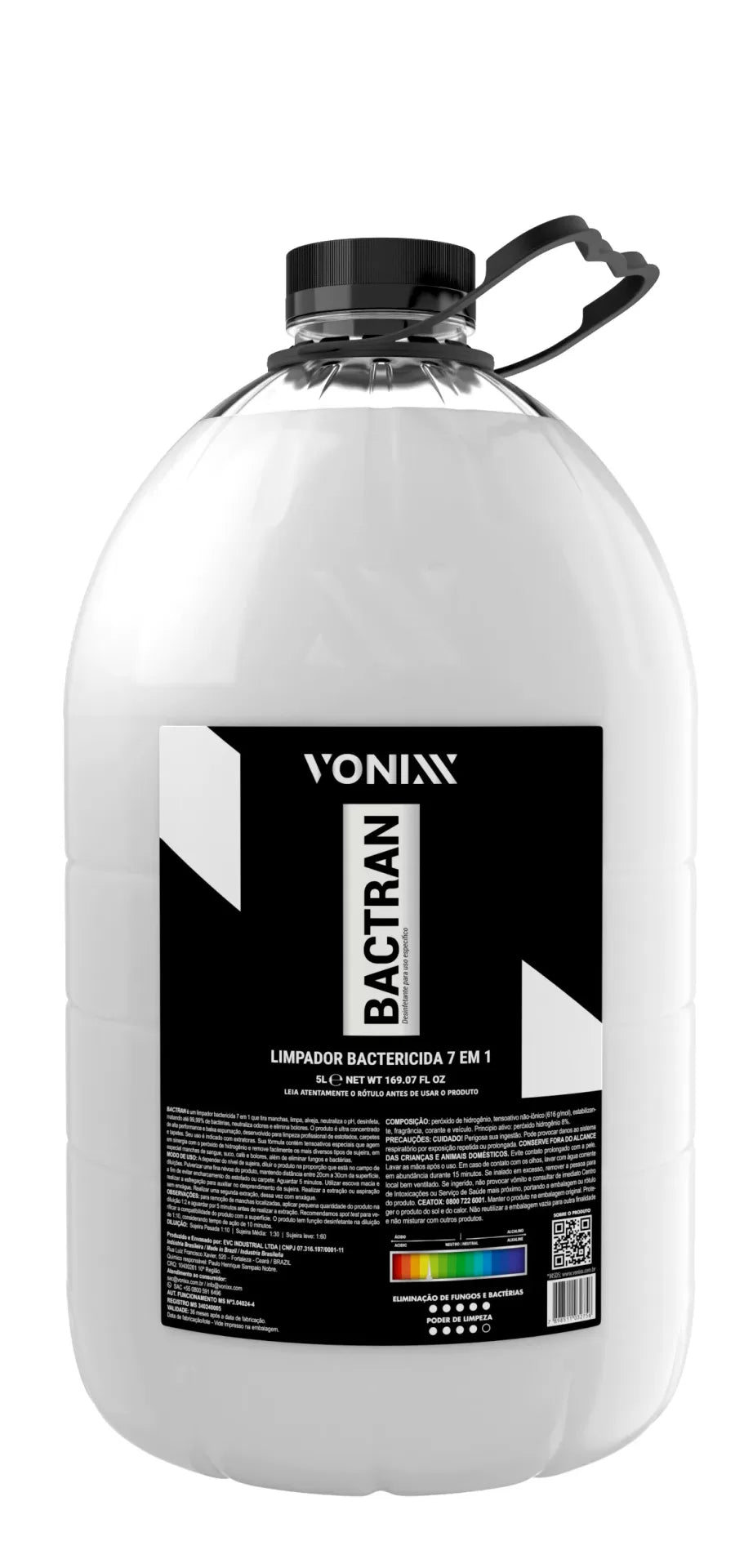 BACTRAN LIMPADOR BACTERICIDA 7 EM 1  5L VONIXX
