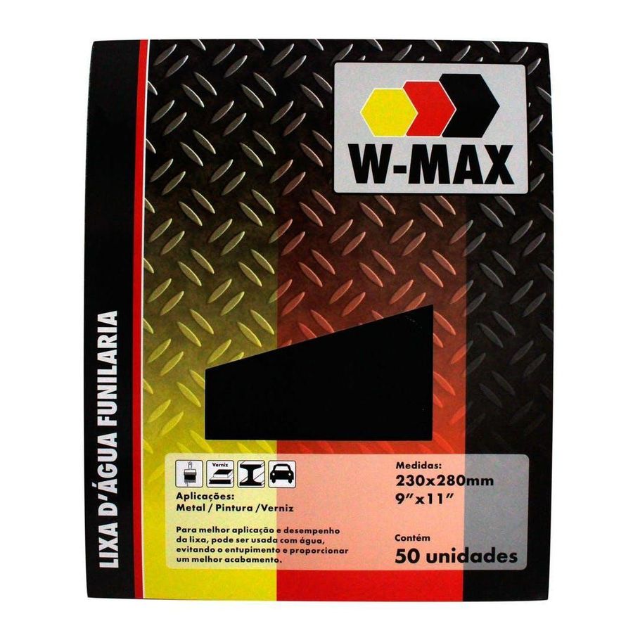 FOLHA LIXA D AGUA FUNIL W-MAX G1500 WURTH